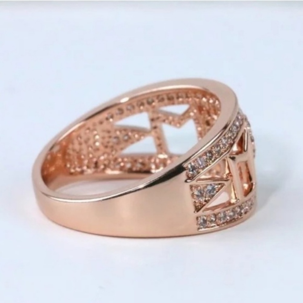 🎈2/$25 NWOT Mom Rose Colored Ring - Picture 6 of 8